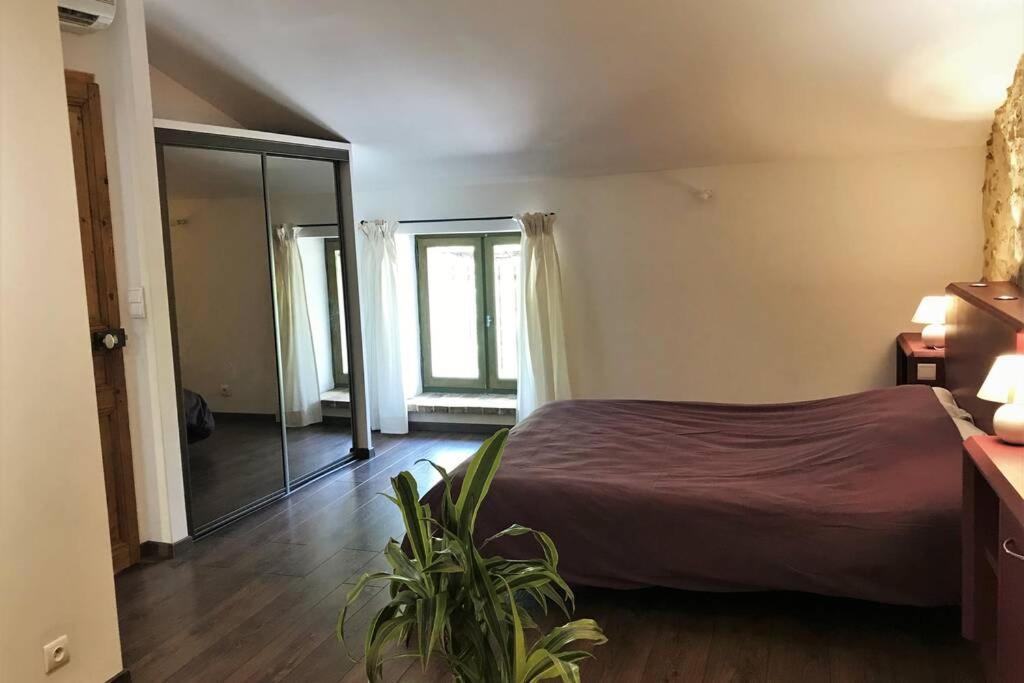Coeur De Goudargues! 3 Ch, 3 Sdb, Exterieur, Clim Appartement Buitenkant foto